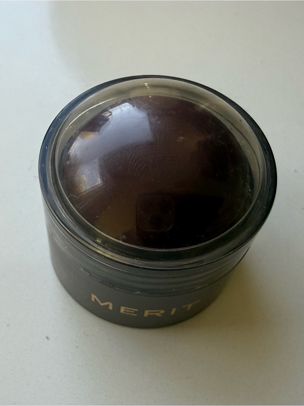 Merit Flush Balm Cream Blush in Mood - full size.